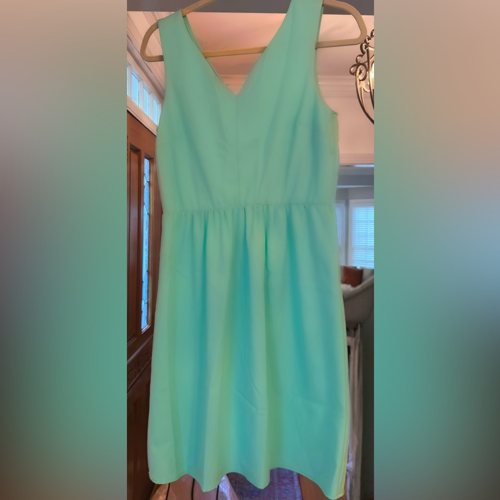 Aqua Mini Dress